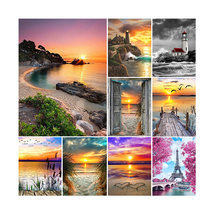 5D DIY Full Drill Crystal Diamond Painting Kit For Home Decoration Wall Art