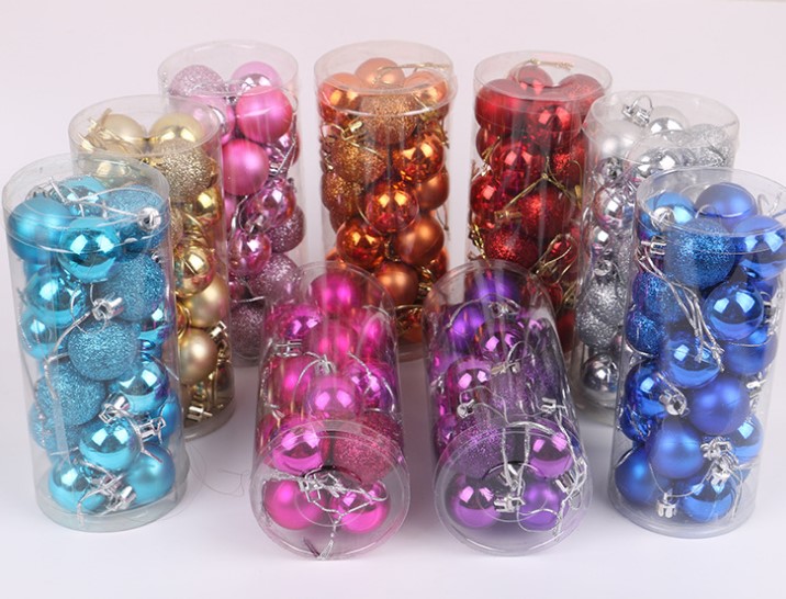 Christmas Ornament Christmas Tree Hang Goods Christmas Plastic Ball