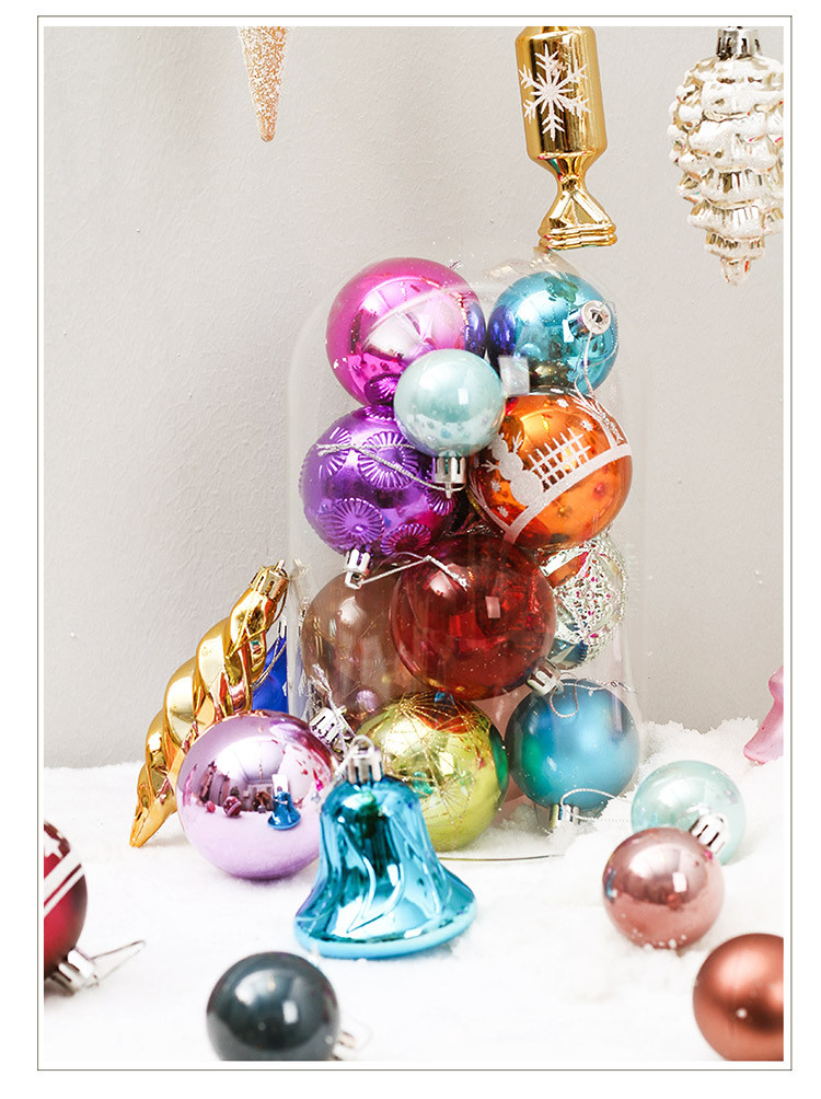 Christmas Ornament Christmas Tree Hang Goods Christmas Plastic Ball