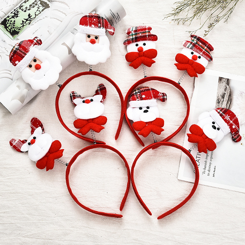 Christmas Decoration Head Hat Toppers Headbands Hair Accessories