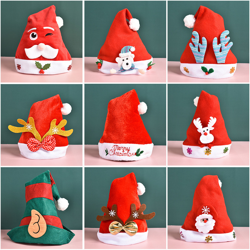 Christmas Decoration Head Hat Toppers Headbands Hair Accessories