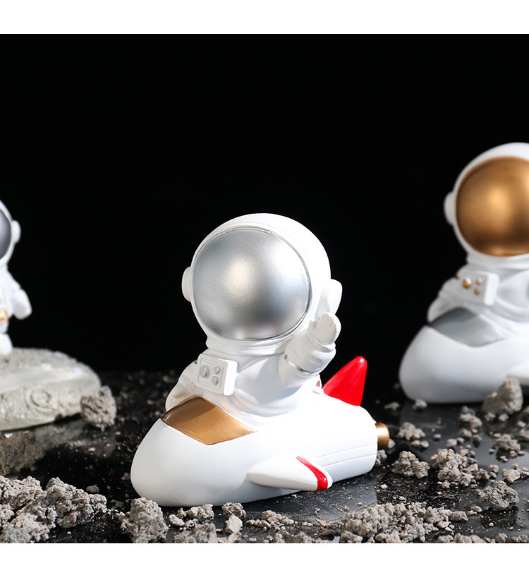 Nordic Resin Crafts Astronaut Spaceman Creative Children's Room Desktop Decoration