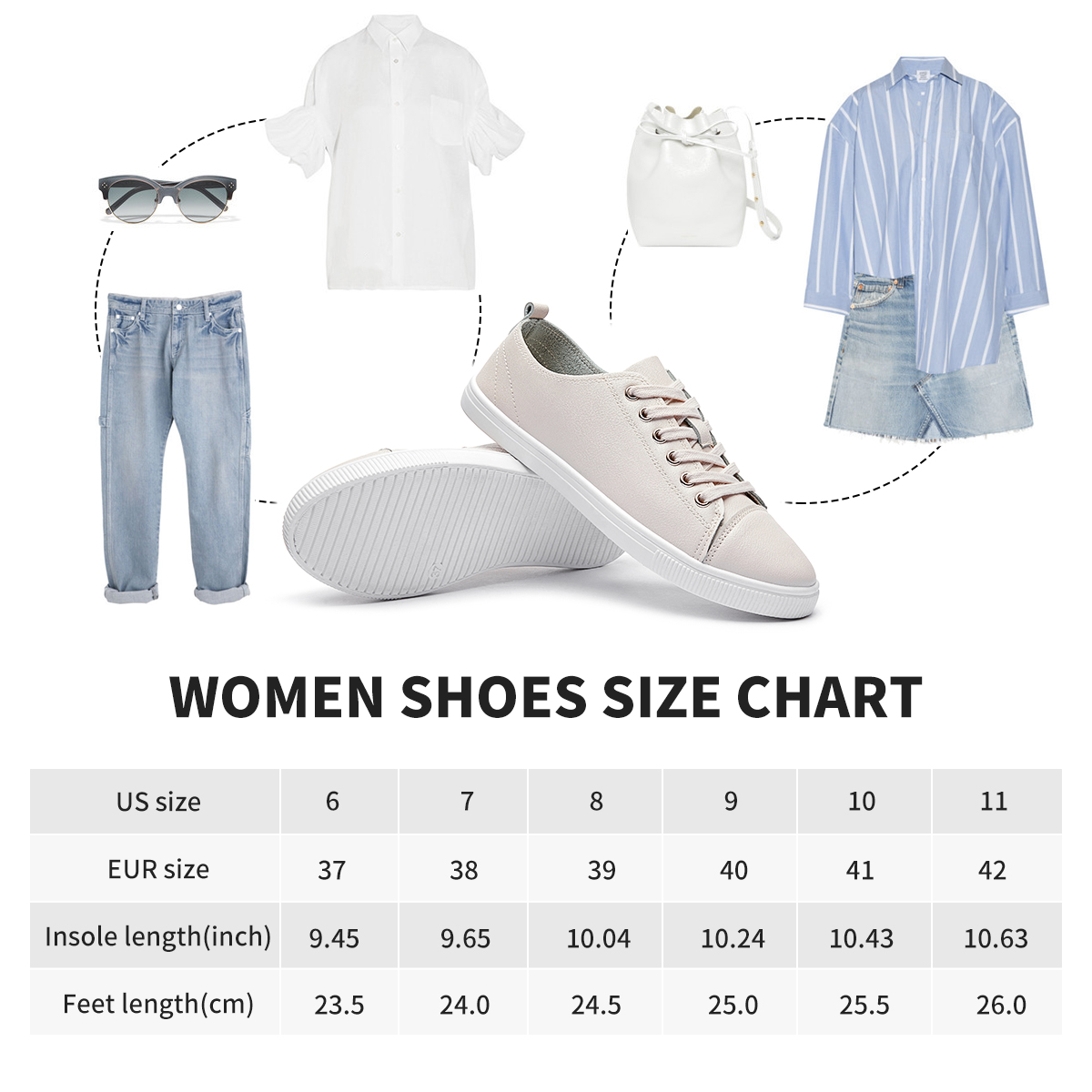 New Style Women's Casual Lace Up PU Leather Shoes Fashionable 