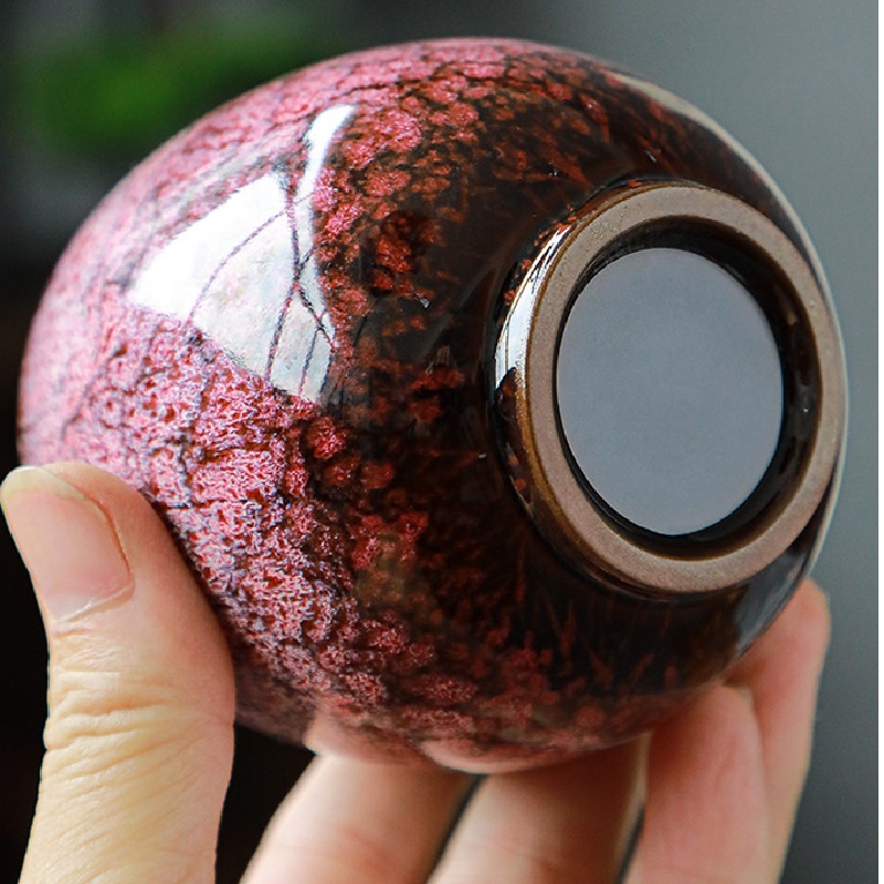 Reactive Glaze Ceramic Tea Cups Vintage Tea & Coffee Drinking Cups, Elegant Gift