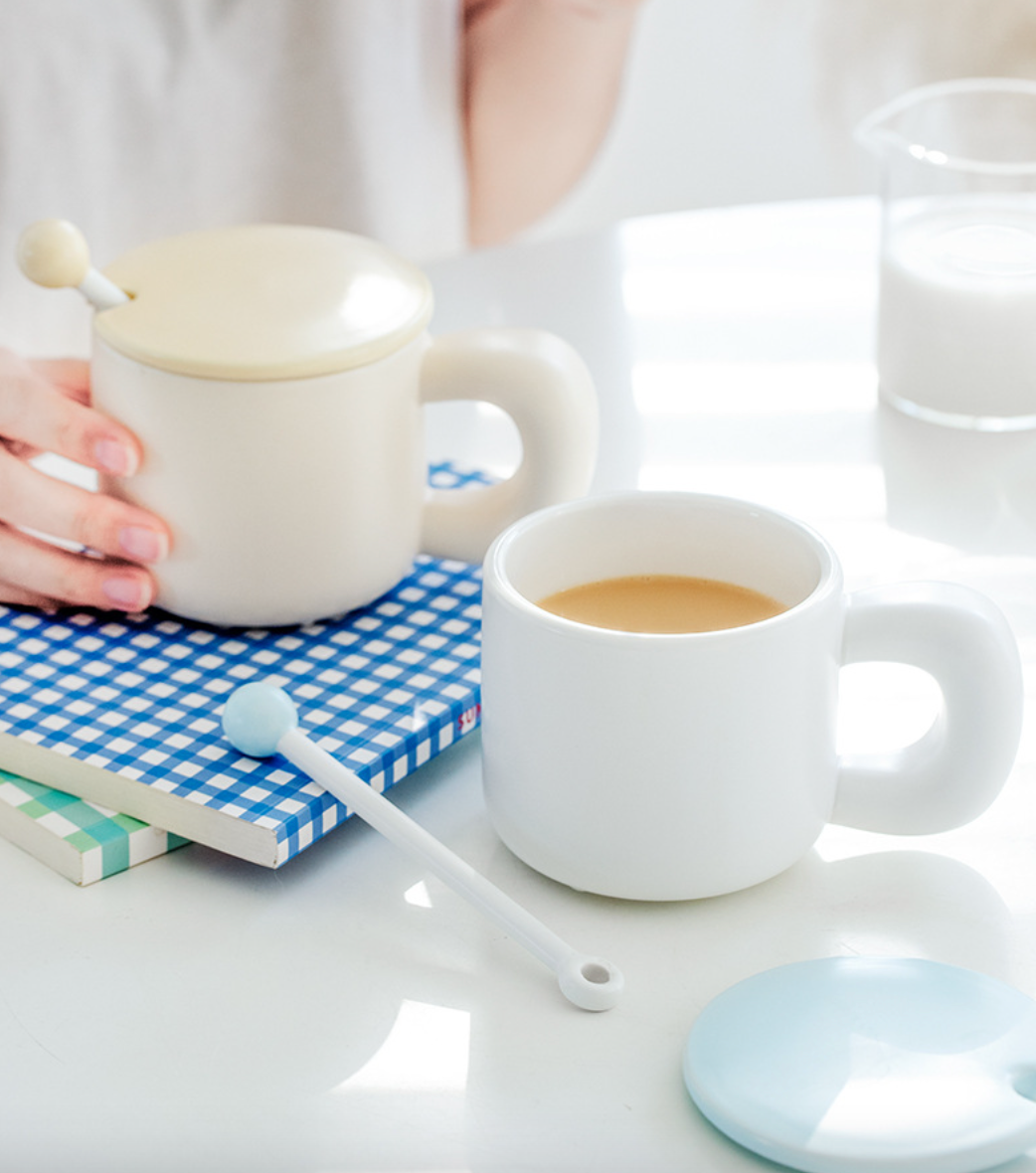 High End Ceramic Milk Mug Simple, Stylish Household & Office Drinking Cup