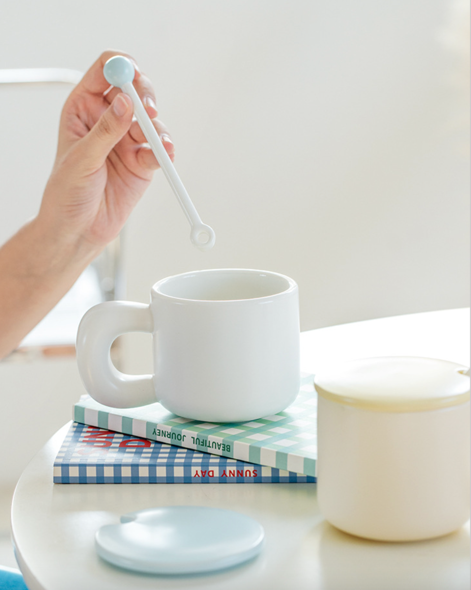 High End Ceramic Milk Mug Simple, Stylish Household & Office Drinking Cup