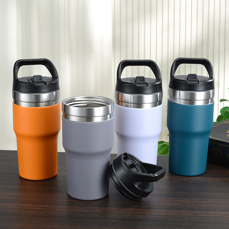 20oz/750ml travel mug Double Wall insulated water bottle Stainless Steel hot water bottle
