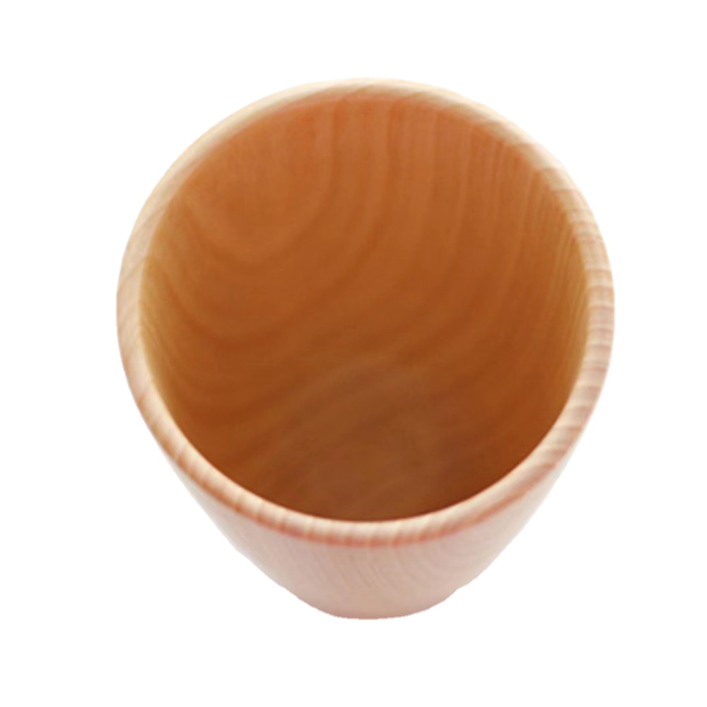 DIY Wooden mug, fir wood beer cup,225ml drinking mug