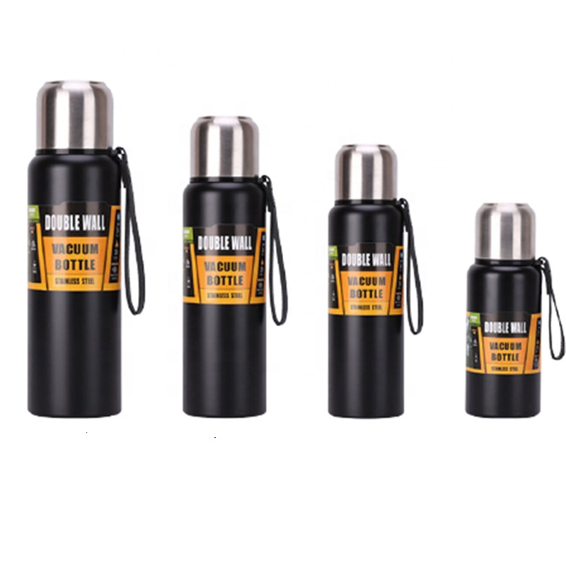 Vacuum Insulated Double Walled Thermos Flask, Stainless Steel Water Bottle for Keeping Cold & Hot