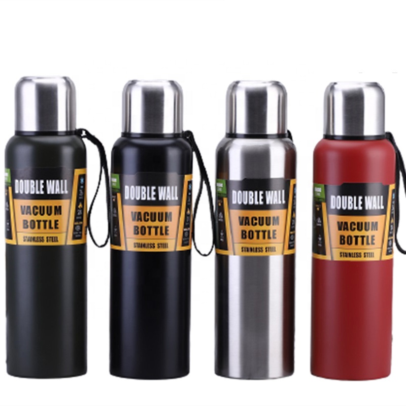 Vacuum Insulated Double Walled Thermos Flask, Stainless Steel Water Bottle for Keeping Cold & Hot