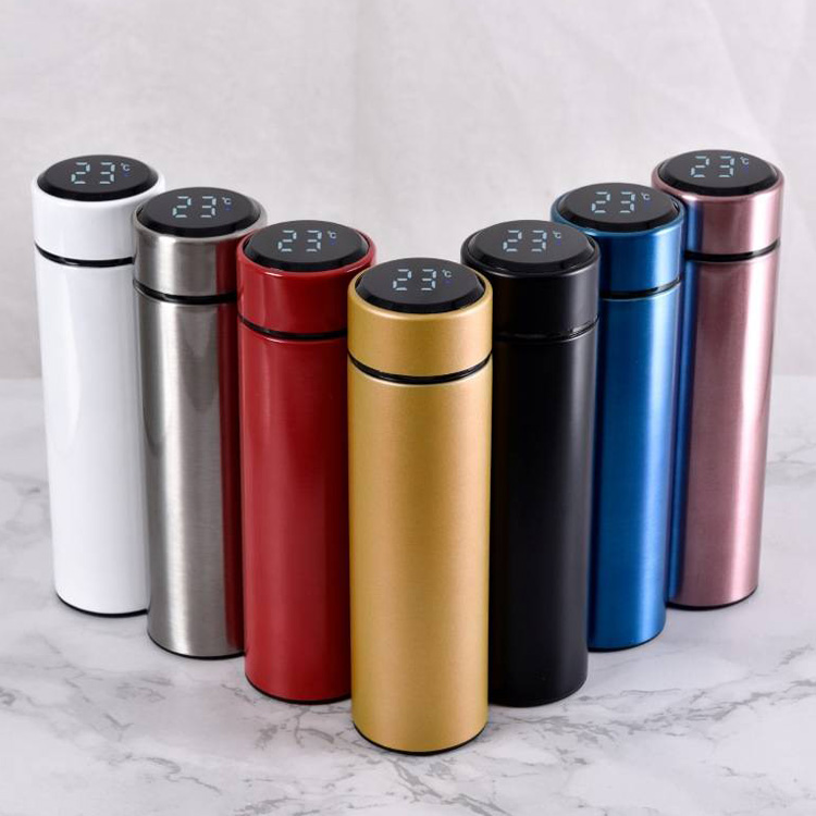   Smart Led Temperature Display Thermos 500Ml Thermos Vacuum Flasks