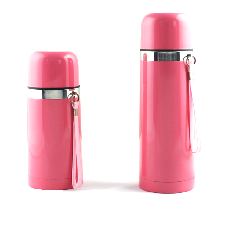 stainless steel vacuum bullet thermos flask with 350 ml 500 ml 750 ml  and 1000 ml  water bottle