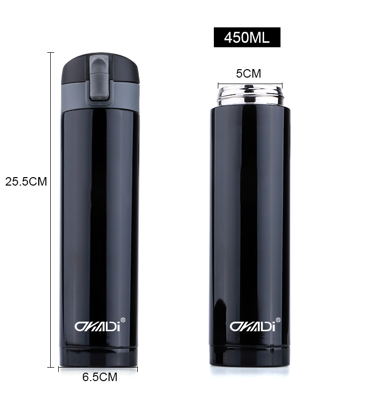 Double Wall Stainless Steel Vacuum Flask Classic Food Grade, Insulated to Keep Hot & Cold