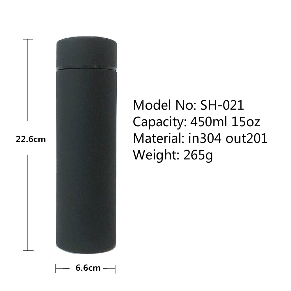 High Quality 15oz Insulated Thermal Coffee Cup Double Wall 304 Stainless Steel Vacuum Flask 