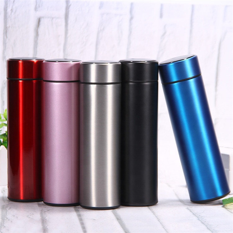New Unique Double Wall Insulated Vacuum Flask Intelligent Water Bottle with Temperature Display