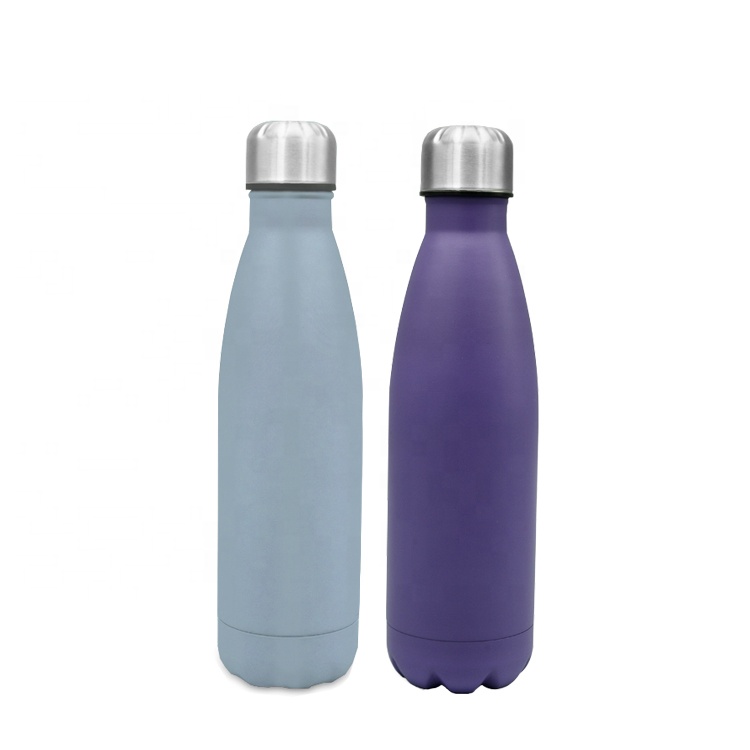 Insulated Stainless Steel Water Bottle with Soft Touch Tea Thermos Vacuum Flask, Durable Metal Business Gift ﻿