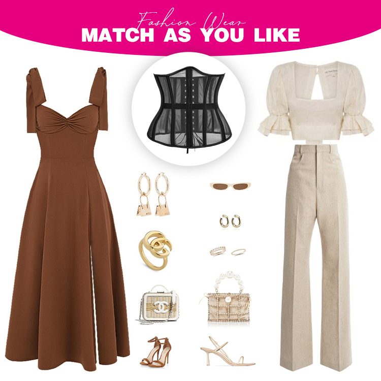 Trendy Lace Up Mesh Faja Corset Hourglass Body Shaper with Tie Dye Latex for Women