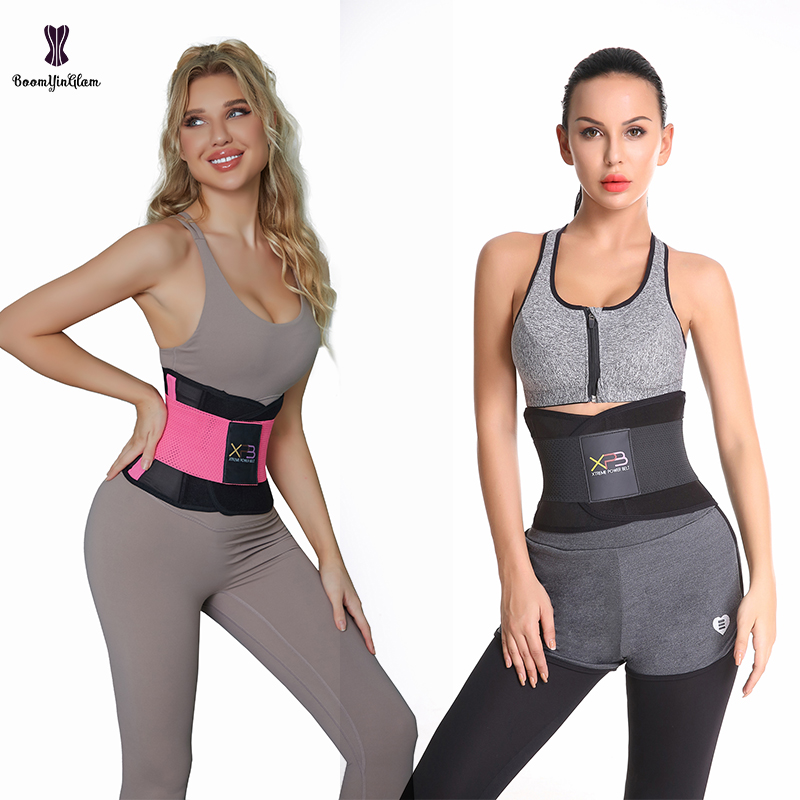 Breathable Hourglass Waist Cincher Mesh Corset Belt Waist Trimming Corsets & Shapers  Jacquard Elastic Waistband F