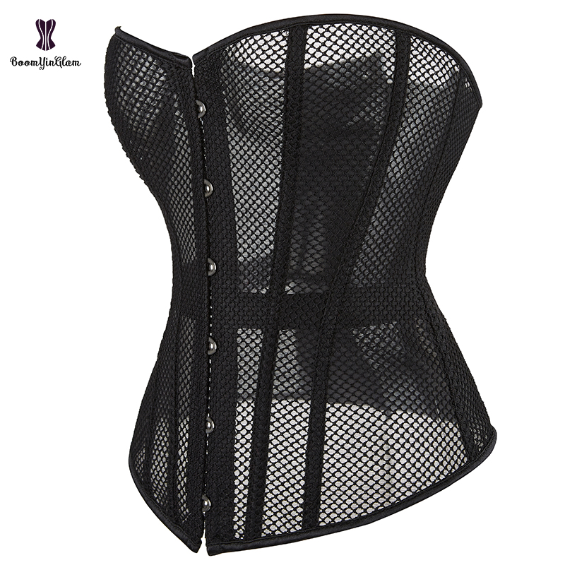 Erotic Lace Up Hollowed Out Corset for Women Boned Bustier Top, Hourglass Plus Size Shapewear