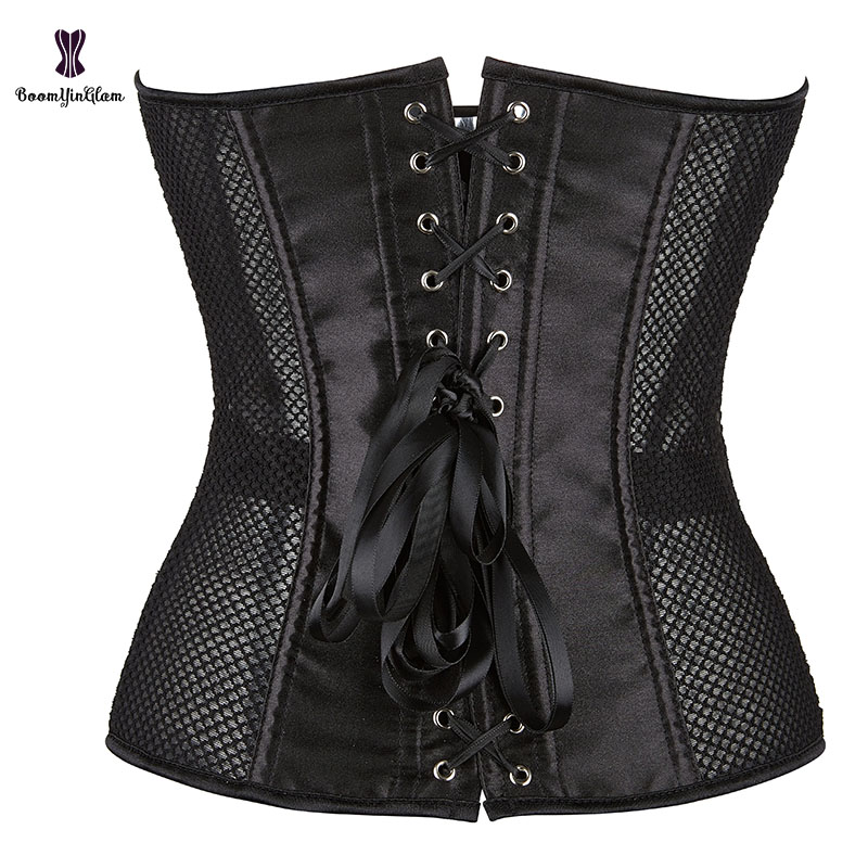 Erotic Lace Up Hollowed Out Corset for Women Boned Bustier Top, Hourglass Plus Size Shapewear