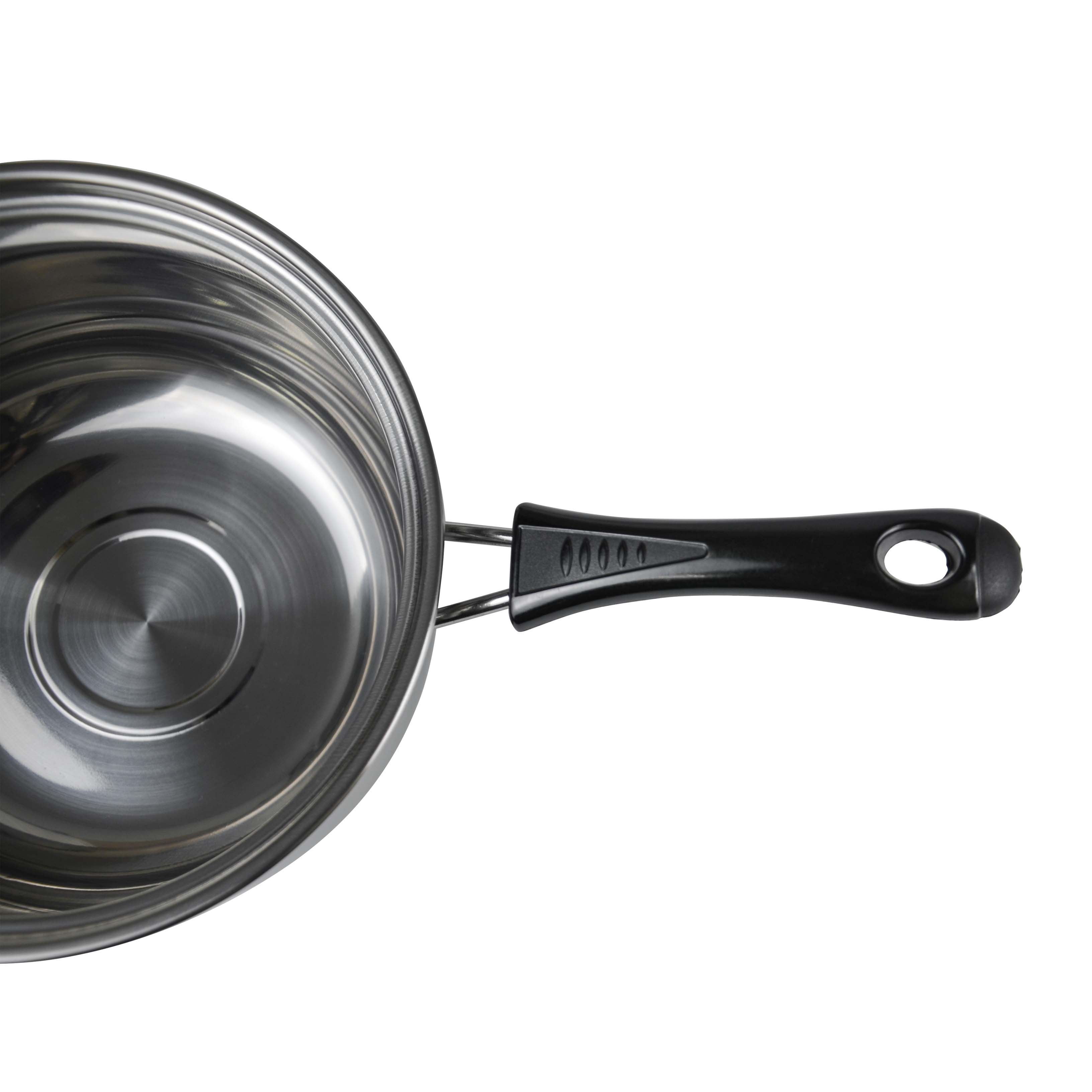 Sauce Pans, Pans And Soup Pots 3-piece Kitchen Accessories Stainless Steel Cookware Sets