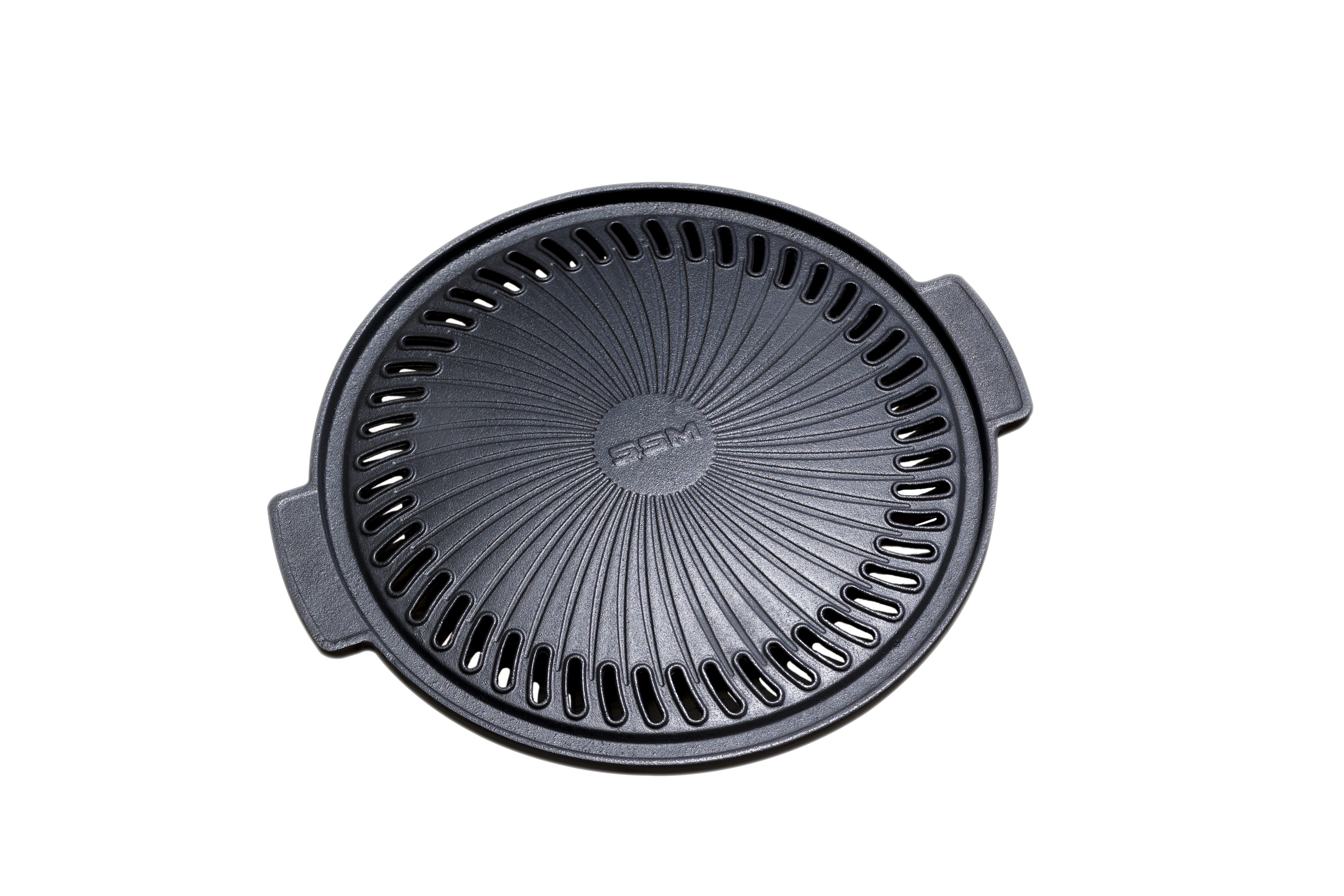   round plate SSM Standard Cast Iron BBQ Barbecue grilling plate for stoves