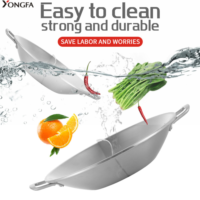 Yongfa Kitchenware Hot Pot Stock Cooking Pots Cookware Set  Direct Sale Stainless Steel Chinese Soup & Stock Pots
