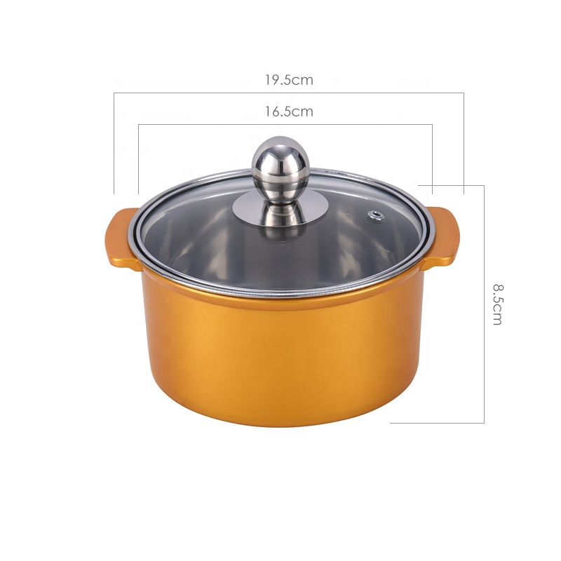 Best Selling Multicolor Stainless Steel Cookware Set Soup Pot for Hotel, Restaurant, and Home Use