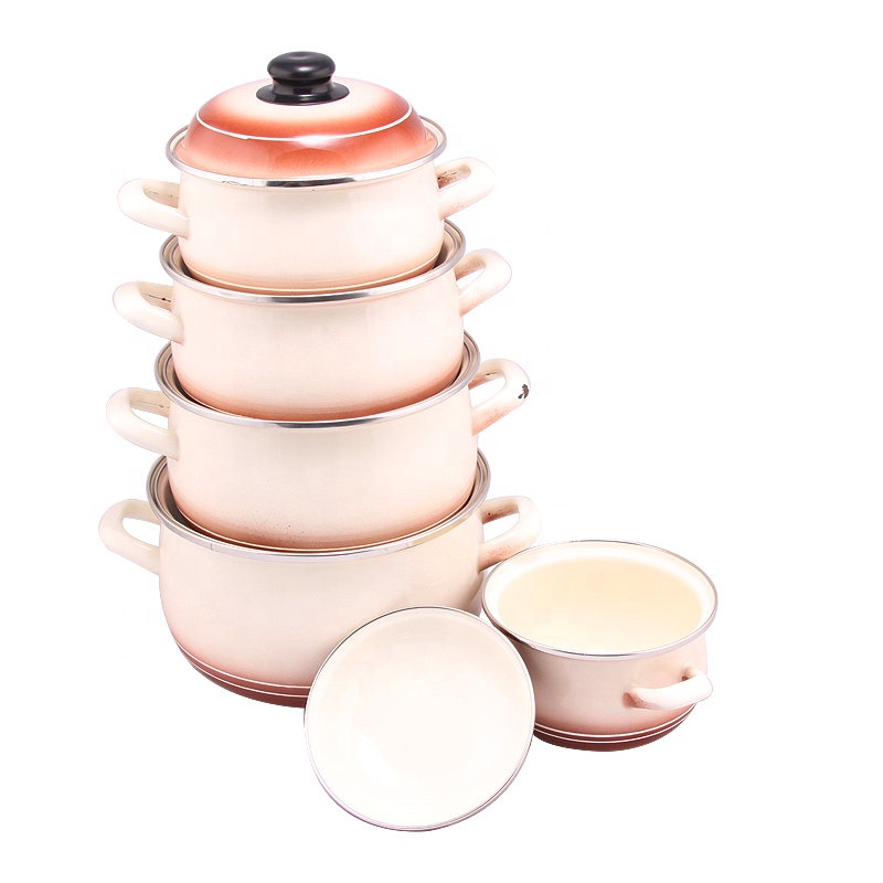 2020 New Products Hot Sale Cast Iron Enamel Casserole Cookware Soup And Cooking Pot Casserole Pots