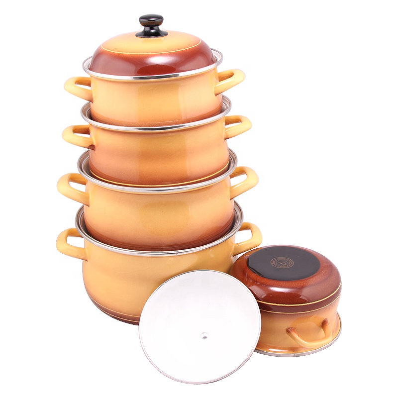 2020 New Products Hot Sale Cast Iron Enamel Casserole Cookware Soup And Cooking Pot Casserole Pots