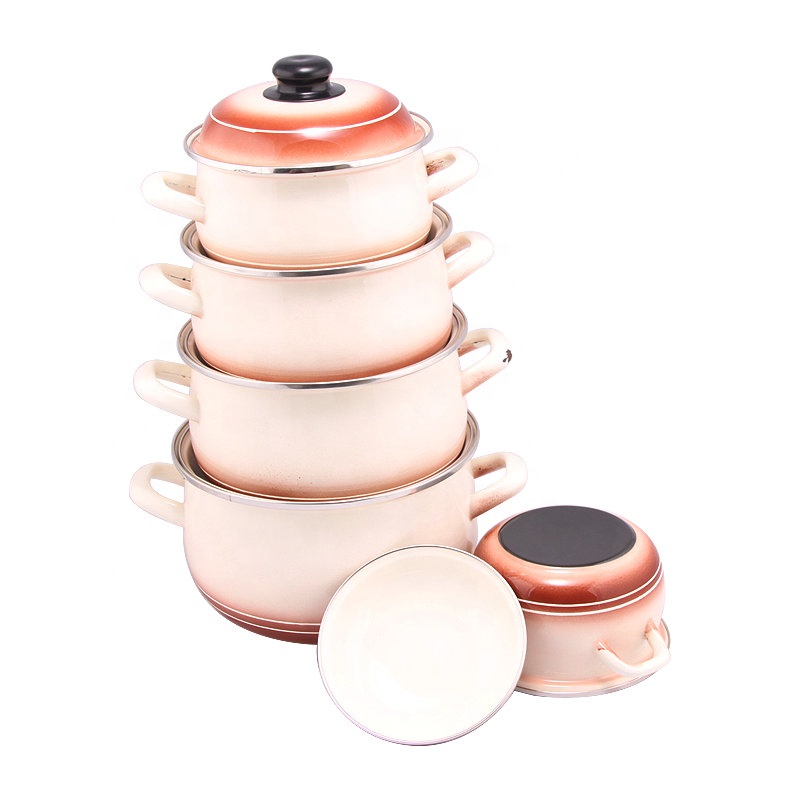 2020 New Products Hot Sale Cast Iron Enamel Casserole Cookware Soup And Cooking Pot Casserole Pots