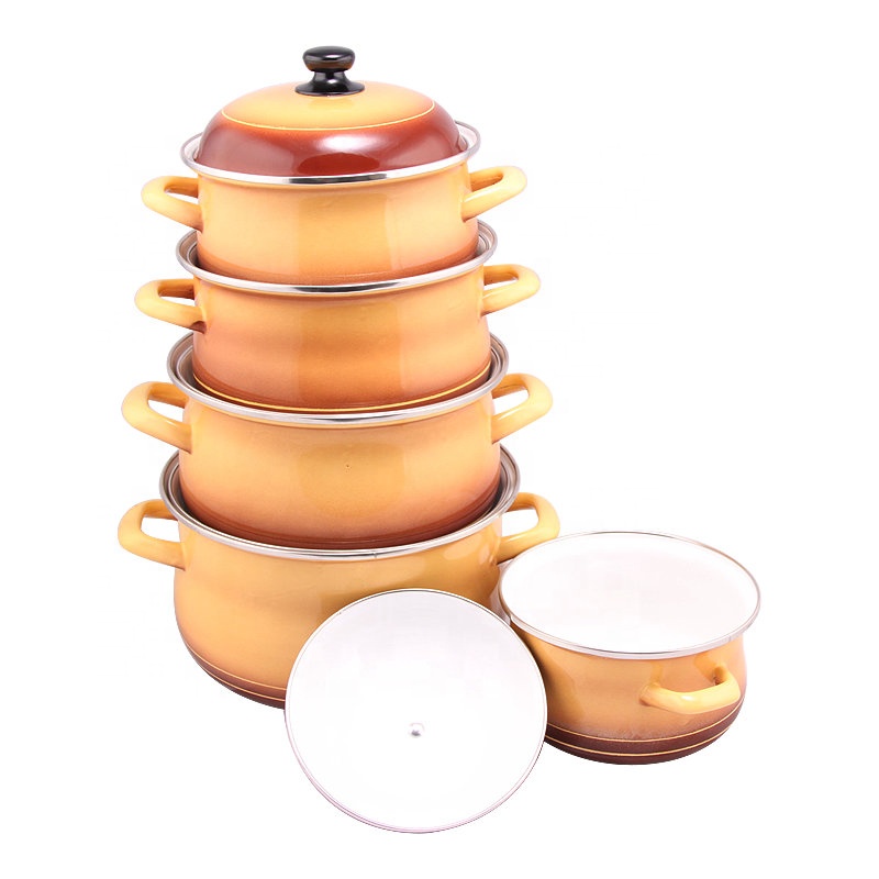 2020 New Products Hot Sale Cast Iron Enamel Casserole Cookware Soup And Cooking Pot Casserole Pots