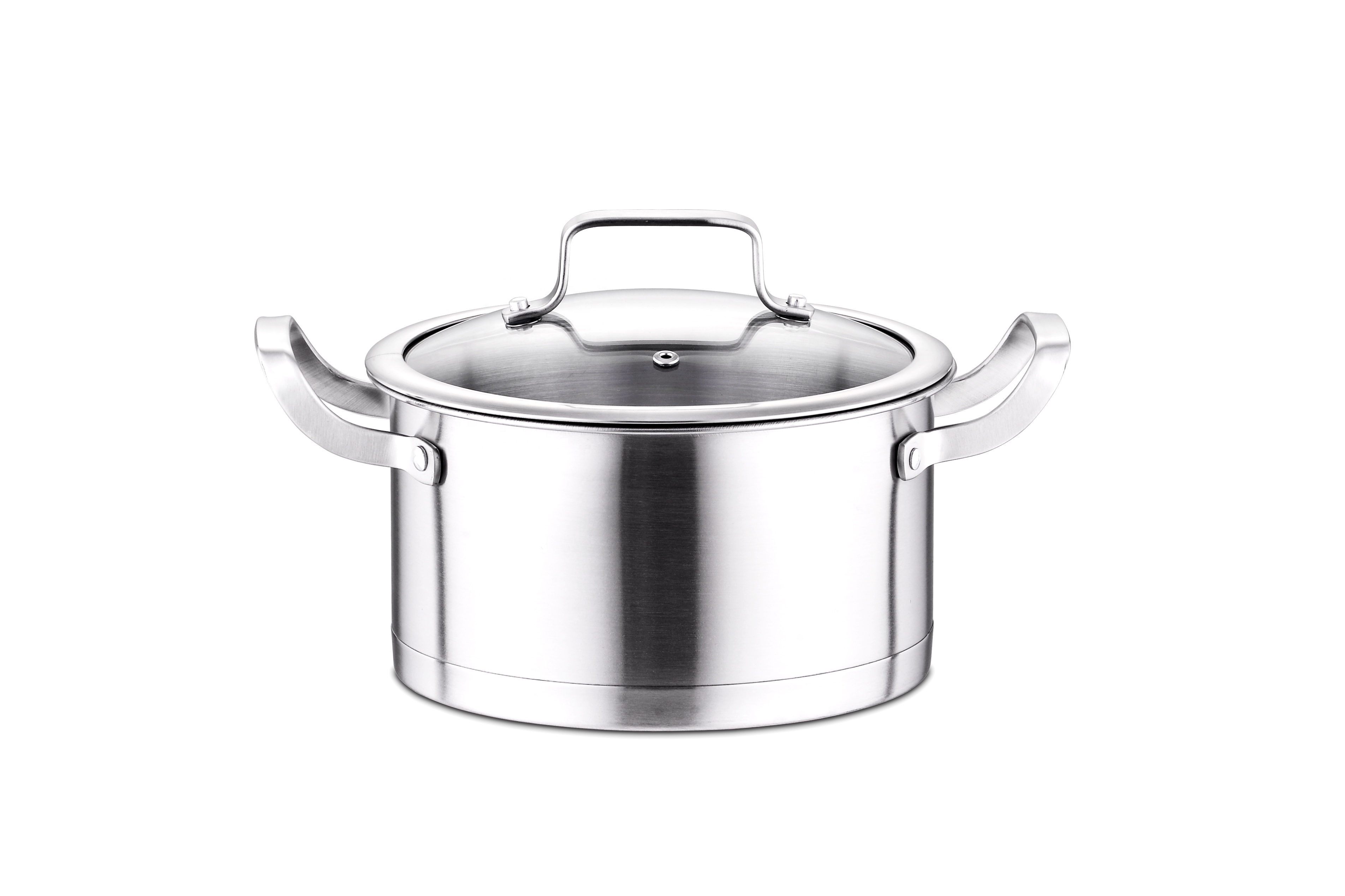 201 Soup Pot Cooking Pot with Handles Heat Resistant Glass Gel Handmade Technology  China  Bulk Piece