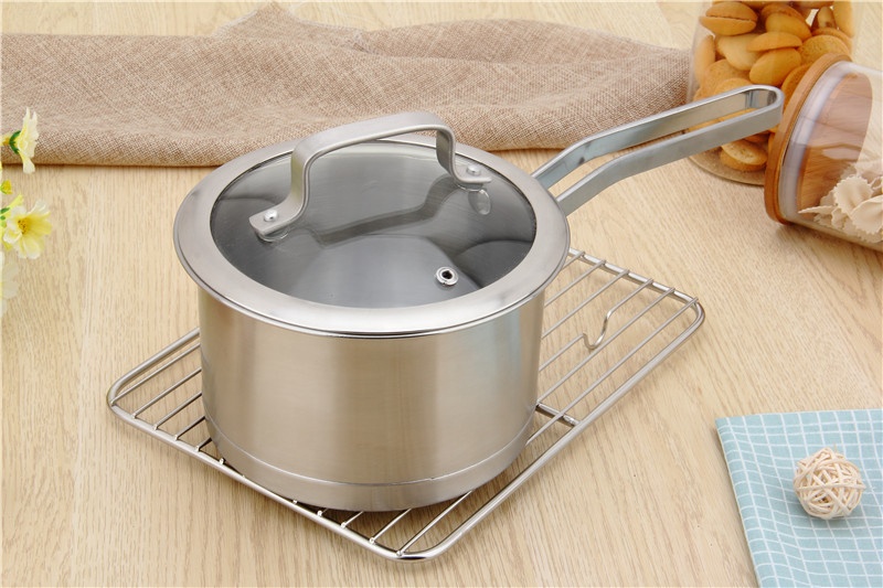 201 Soup Pot Cooking Pot with Handles Heat Resistant Glass Gel Handmade Technology  China  Bulk Piece