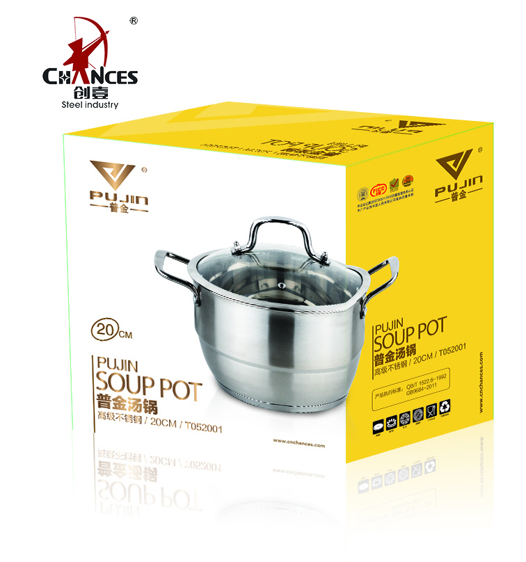 Good Quality Stainless Steel Soup Pot With Steamer