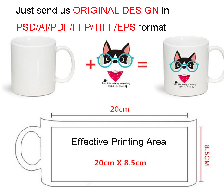 XS ltd.  Porcelain Mugs Sublimation Ceramic Coffee Mugs With Blank Gift Mug Box for Drink