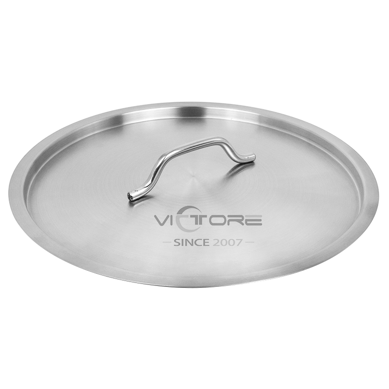 SUS304 Stainless Steel Food Safe Casserole Soup Stew Pot With Lid