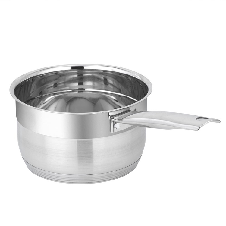Stainless Steel Casserole  Household Kitchen Straight Shape Cooking Pots