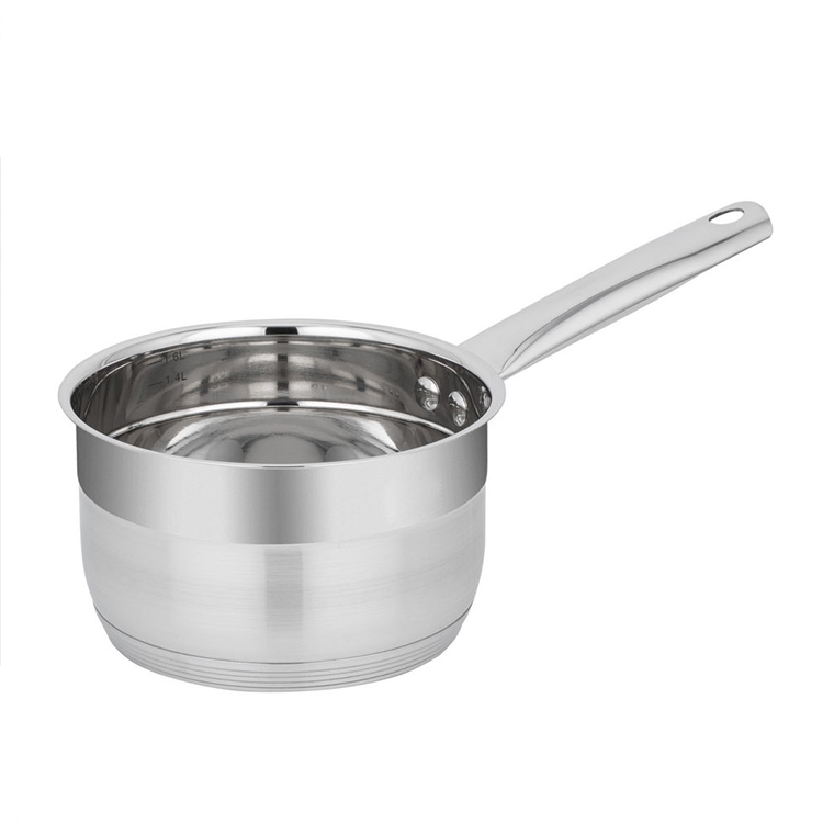 Stainless Steel Casserole  Household Kitchen Straight Shape Cooking Pots