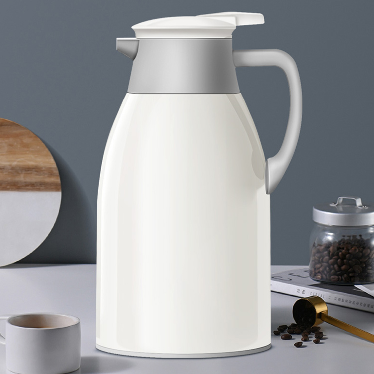 1L/1.3L/1.9L Large Capacity Thermal Insulation Pot Portable Heat Kettle Coffee Tea Vacuum Flasks Glass Liner Thermos Bot