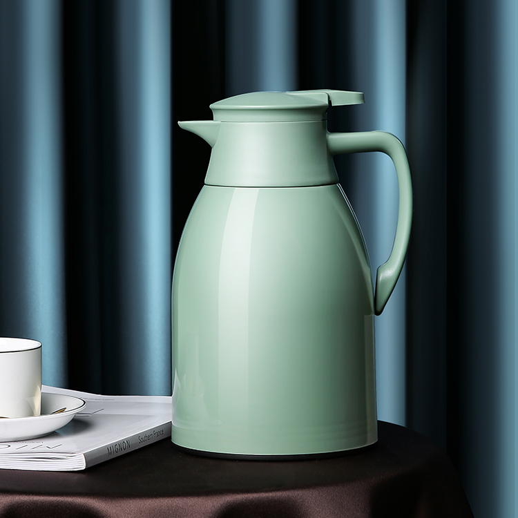 1L/1.3L/1.9L Large Capacity Thermal Insulation Pot Portable Heat Kettle Coffee Tea Vacuum Flasks Glass Liner Thermos Bot