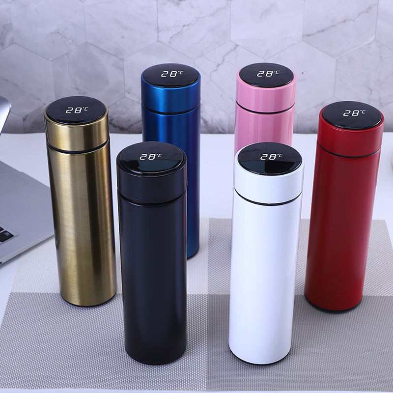 thermos flask smart led temperature control 17 oz thermos vacuum flasks LED Display Vacuum Flasks smart water bottle cup