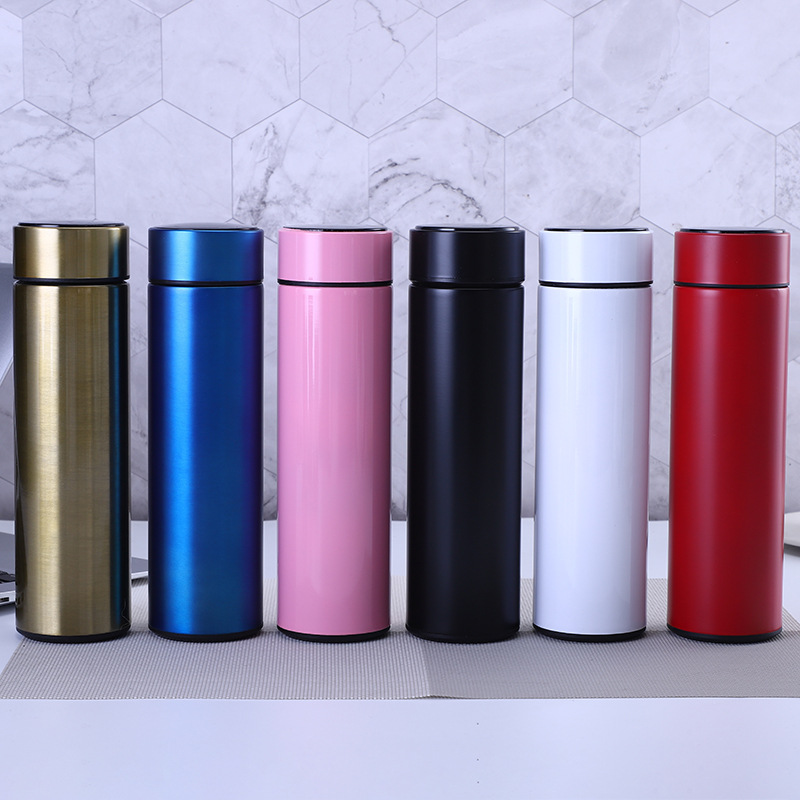 thermos flask smart led temperature control 17 oz thermos vacuum flasks LED Display Vacuum Flasks smart water bottle cup