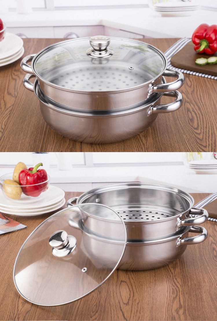 304 stainless steel soup & stock pots