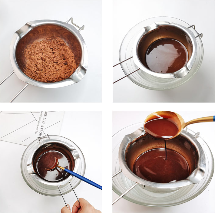 double boiler chocolate soap wax butter cheese melting pot bowl stainless steel for candle making