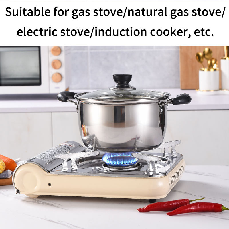 Modern Cocina Cooking With Cover Stainless Steel Cooking Soup Non-Stick Pot Kitchen Cooking Tools