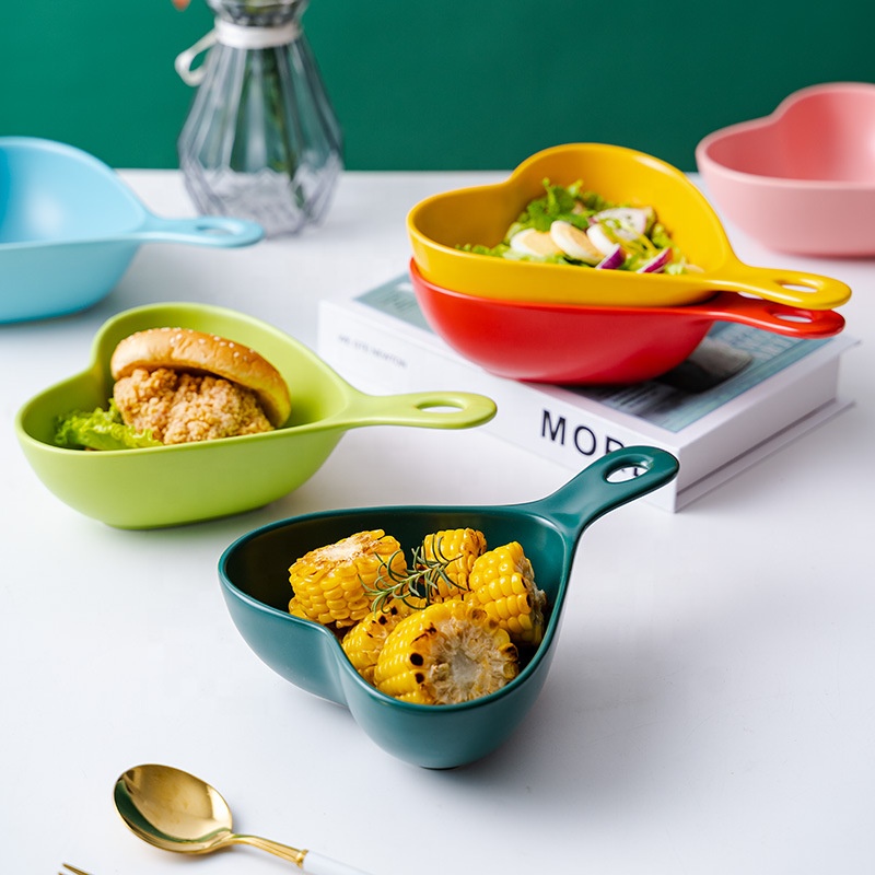 2021 New style Special sale pure round soup & stock pots ice cream bowl dinner dish ceramic baking plate form china fact