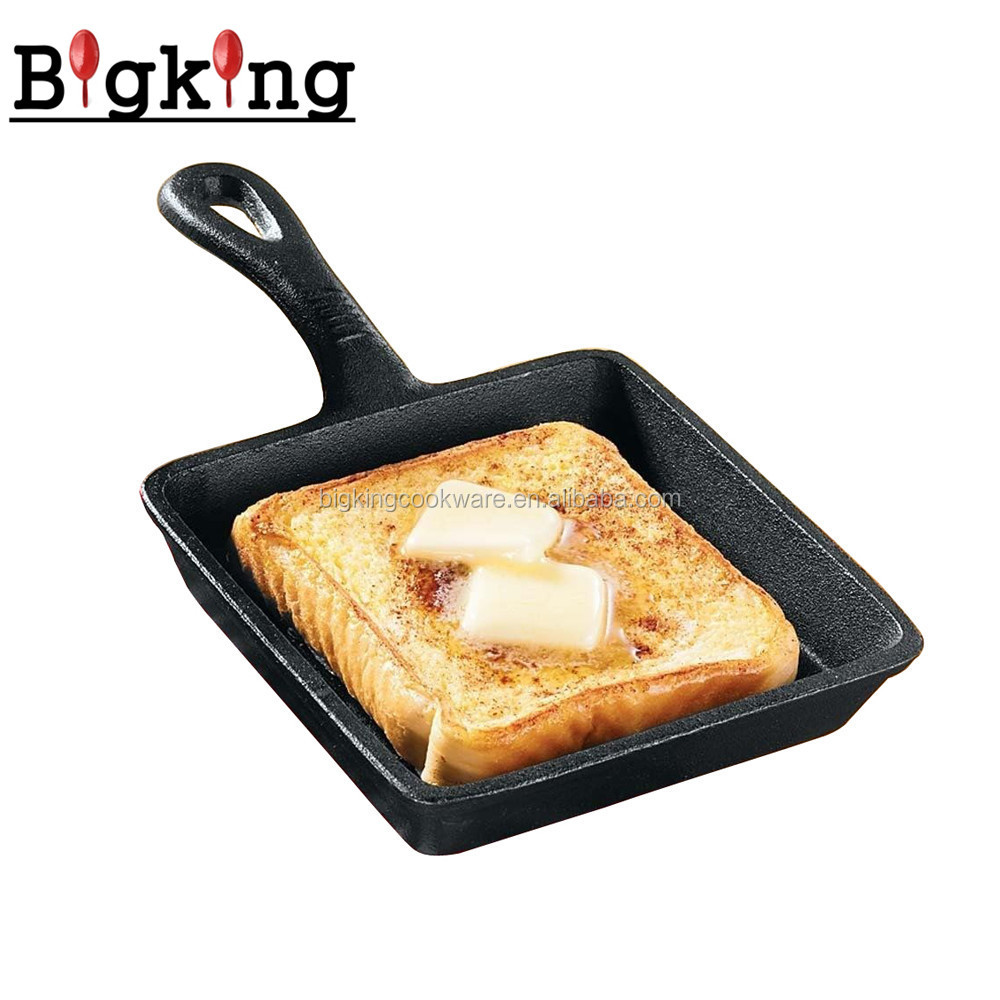 Japanese Style Cast Iron Mini Frying Skillet Pan Egg Cooker Omelette Pan
