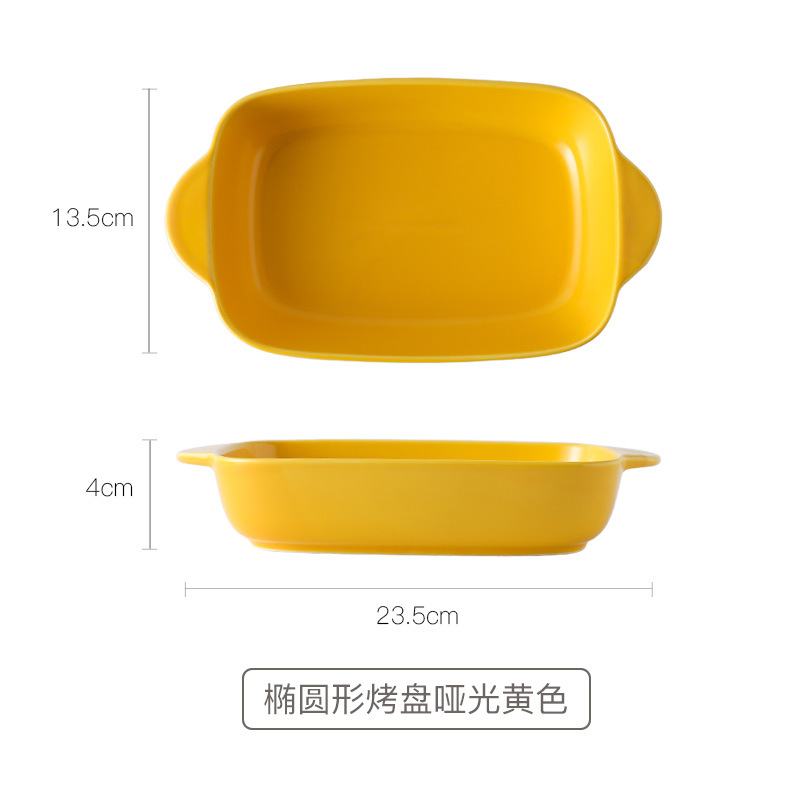 Set Of 3 Gray Gradient Rectangular Casserole Dish  Lasagna Pan Bakeware Set Ceramic Baking Dish