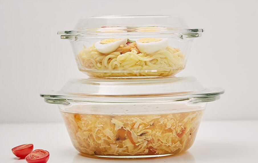 Oven microwave safe glass cookware high borosilicate glass casseroles dish glass
